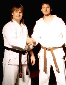 Sensei Max after presented  2 kyu.