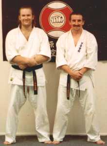 Sensei Craig Leeson (right)